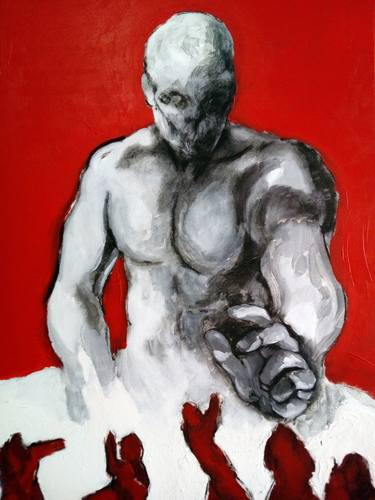 Original Abstract Expressionism Mortality Paintings by Karamoush Է
