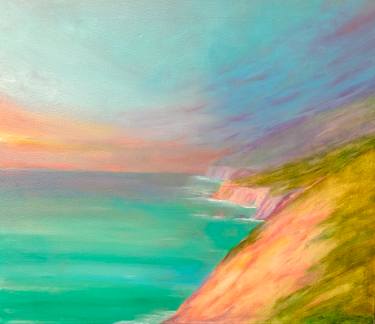 Original Figurative Landscape Painting by Karine Wagener