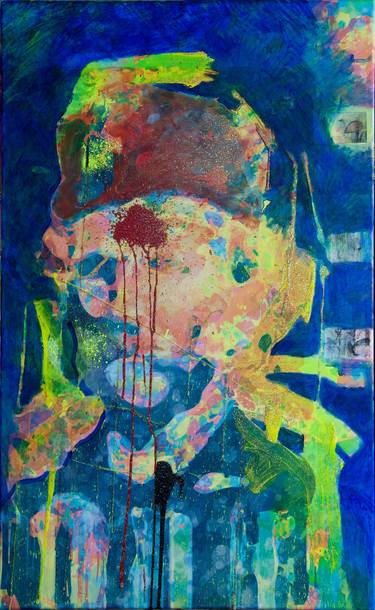 Original Expressionism Portrait Paintings by Magali Martin