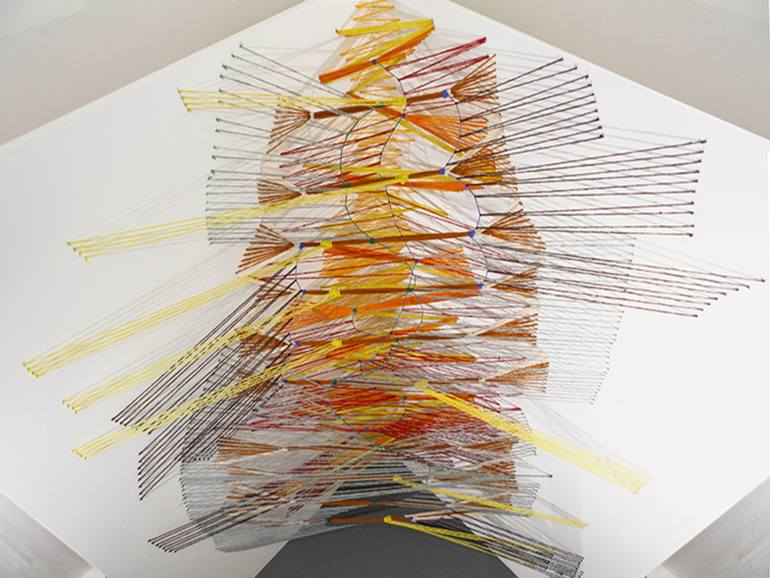 Original Abstract Installation by Arantxa Rodriguez