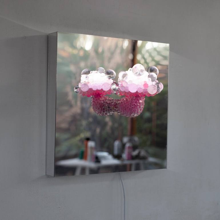 Original 3d Sculpture Light Sculpture by Gf  Studio