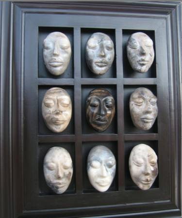 Original Abstract Expressionism Abstract Sculpture by Nandini Datta
