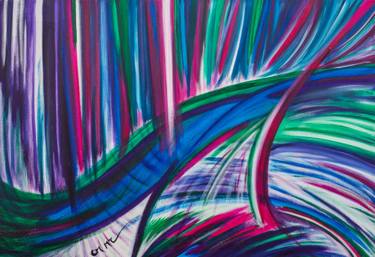 Original Conceptual Abstract Painting by Crystal Macclain