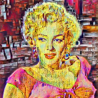 Original Pop Art People Mixed Media by Paul Blenkhorn-Digitalart