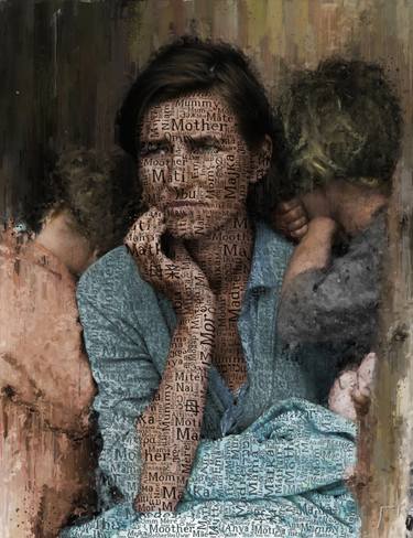 Original Pop Art People Mixed Media by Paul Blenkhorn-Digitalart