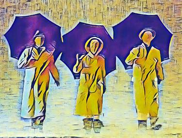 Original Pop Art Popular culture Mixed Media by Paul Blenkhorn-Digitalart
