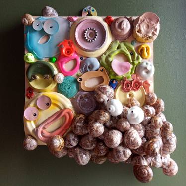 Original Pop Art Nature Mixed Media by Michael Tierney