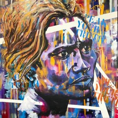 Original Expressionism Portrait Paintings by Kirsten Todd