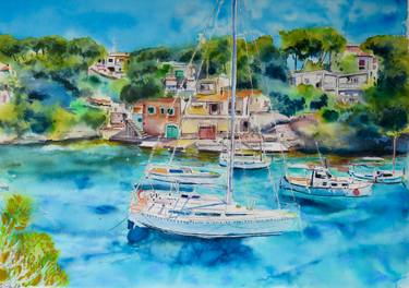 Original Figurative Landscape Painting by Silvia Sierra Sanchez