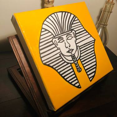 Original Conceptual Portrait Painting by Fleur Van Eck