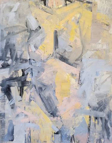 Original Expressionism Nude Painting by George Freeman