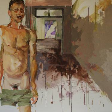 Original Figurative Men Paintings by Nikos Koniaris