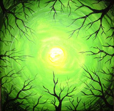 Print of Modern Tree Paintings by Corina Chirila