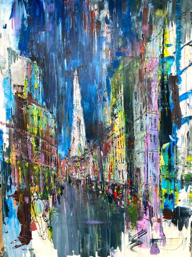 Original Abstract Landscape Painting by Neil Whitehead