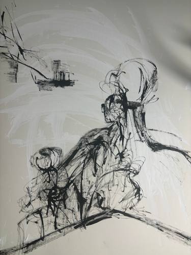 Original Abstract Expressionism Abstract Mixed Media by Kala Cullars