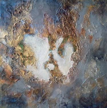 Original Abstract Landscape Collage by Lynda R Stevens
