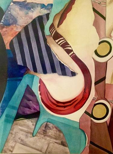 Original Modern Patterns Painting by Megan Seidelman