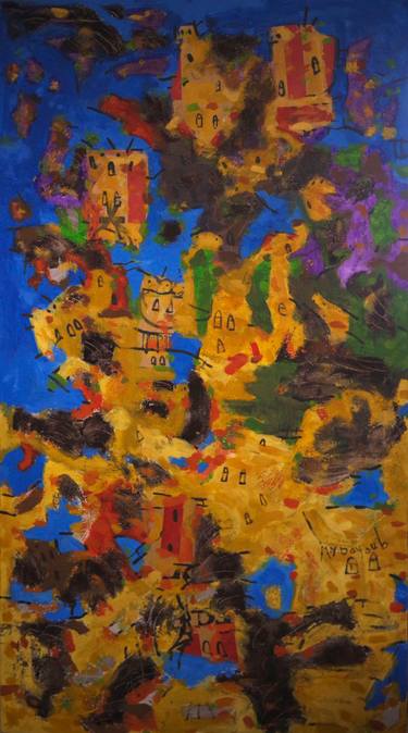 Original Fine Art Architecture Paintings by Mohamad Dayoub