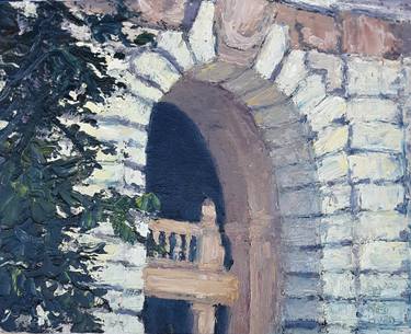 Original Expressionism Architecture Paintings by Frederick Hurd