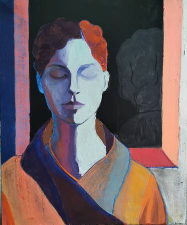 Original Expressionism People Paintings by Gergana Balabanova