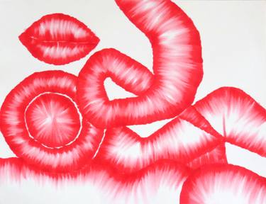 Original Abstract Love Drawing by Monica Sanchez