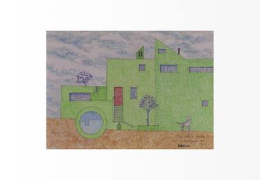 Original Abstract Architecture Drawings by Salvador Salazar