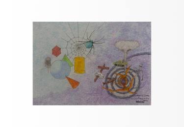 Original Abstract Expressionism Abstract Drawing by Salvador Salazar