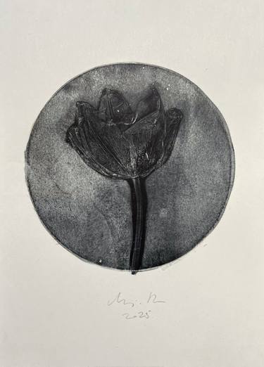 Original Contemporary Floral Printmaking by Maja Gajic