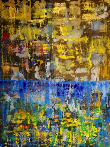 Original Abstract Painting by J Leopold
