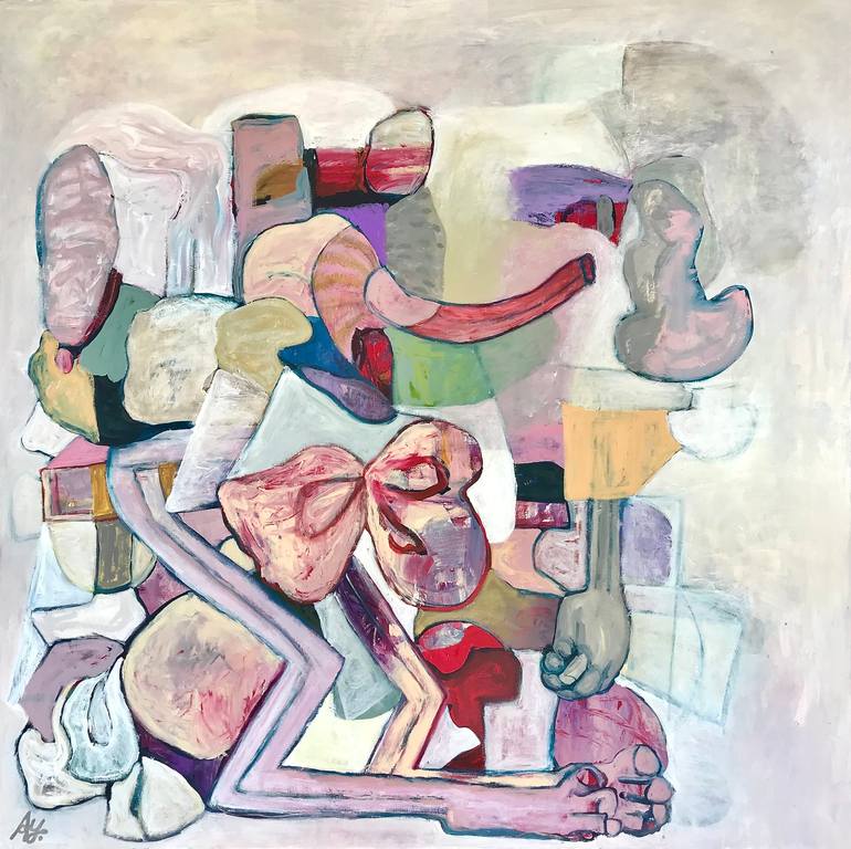 Original Contemporary Abstract Paintings by Macoon Design