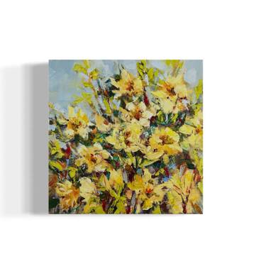 Original Classicism Floral Painting by Olga Beketova
