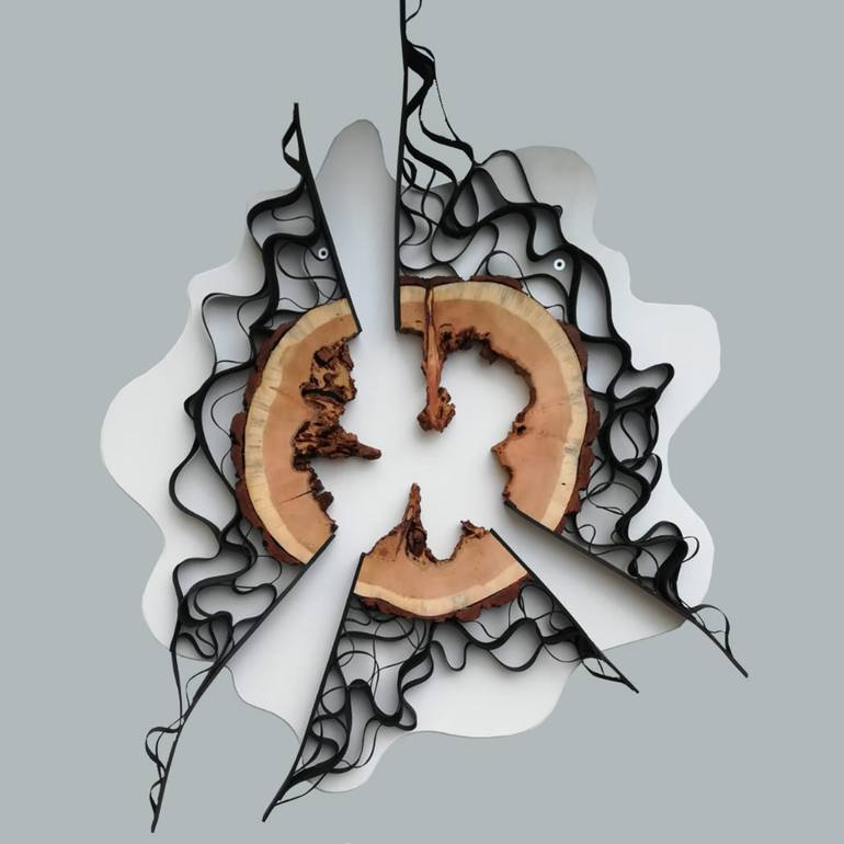 Original Minimalism Abstract Sculpture by Katia Della Fonte