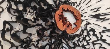 Original Art Deco Abstract Installation by Katia Della Fonte