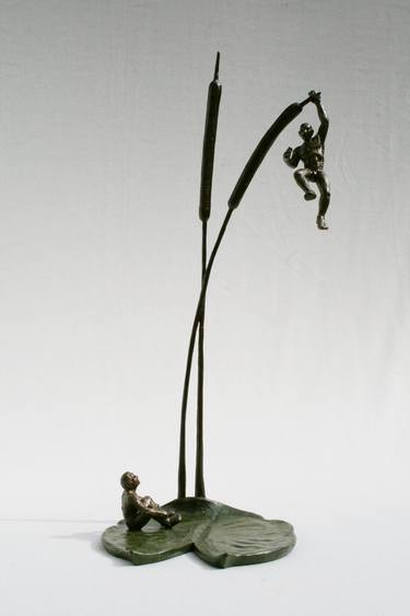 Original Conceptual People Sculpture by Kelly Borsheim