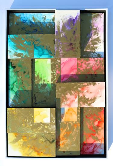 Original Modern Abstract Paintings by Julie Pelaez