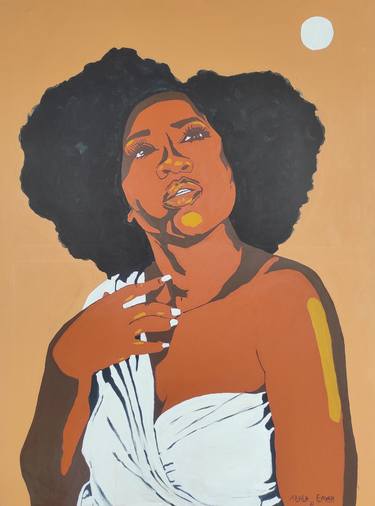 Original Conceptual Health & Beauty Paintings by Emmanuel Akolo