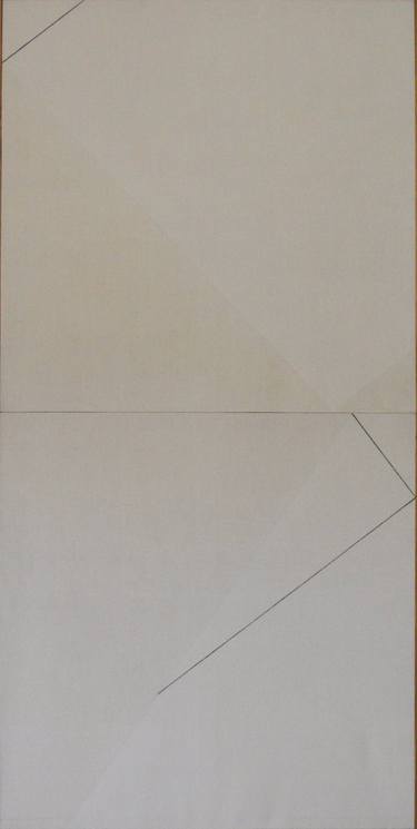 Original Minimalism Abstract Paintings by Yohanan Delaunay-Israel