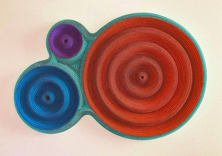 Original Abstract Geometric Sculpture by Sean Lim