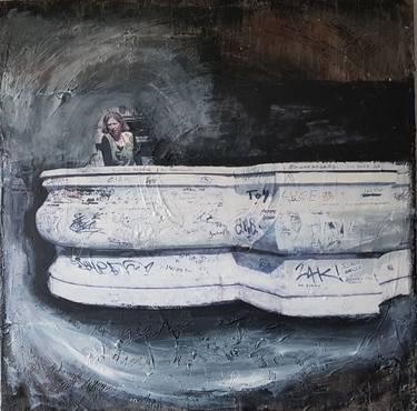 Original Street Art Places Paintings by Louise Smart
