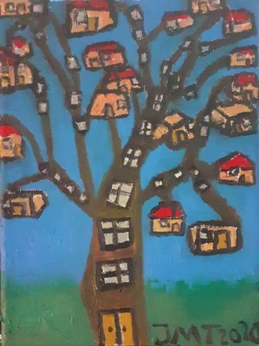 Original Abstract Expressionism Abstract Painting by Juan Marcos Tripolone