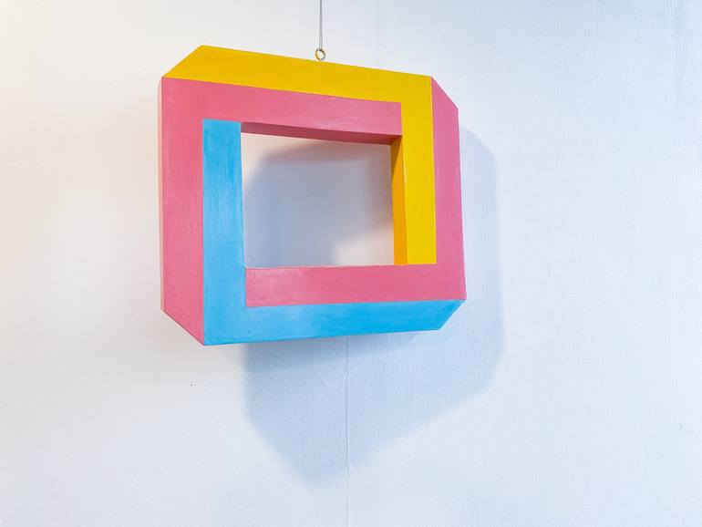 Original Conceptual Geometric Sculpture by Jessica Moritz