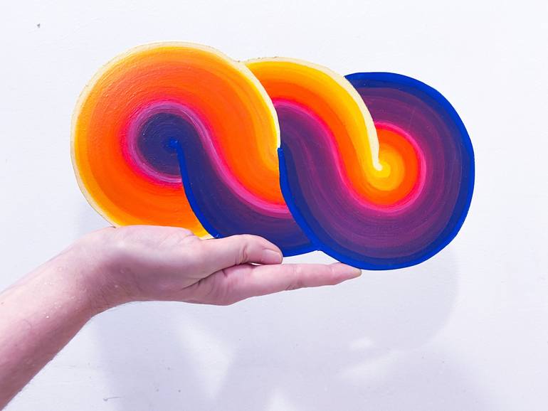 Original Conceptual Geometric Sculpture by Jessica Moritz