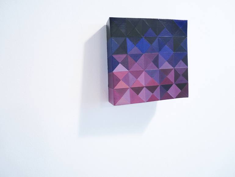 Original Abstract Patterns Sculpture by Jessica Moritz