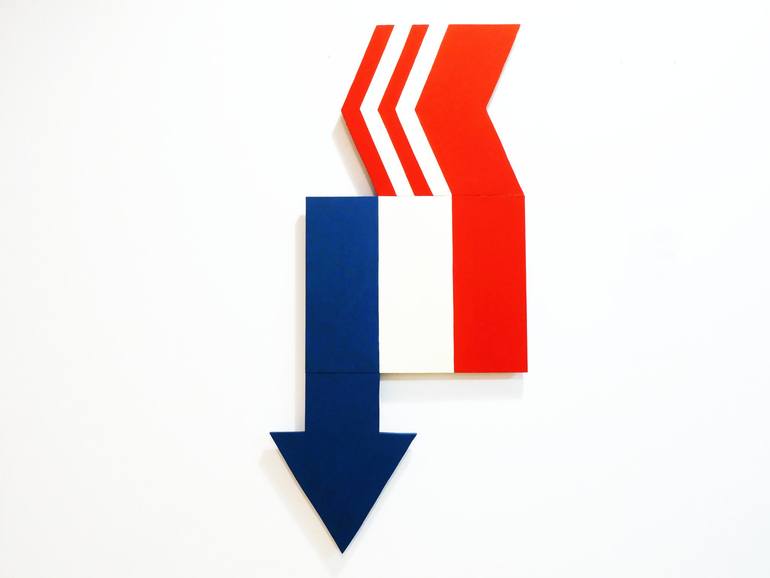 Original Abstract Travel Sculpture by Jessica Moritz