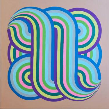 Original Abstract Calligraphy Paintings by Jessica Moritz
