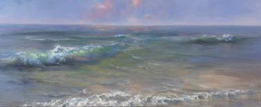 Original Expressionism Seascape Painting by Alesia Yeremeyeva