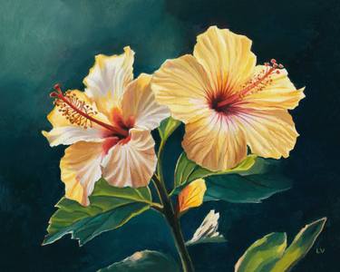 Original Realism Floral Painting by Lucia Verdejo