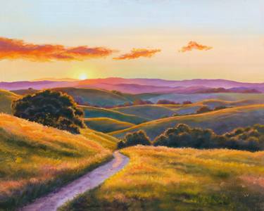 Original Figurative Landscape Painting by Lucia Verdejo