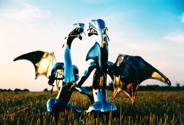 Original Abstract Animal Sculpture by Praxeda Empress