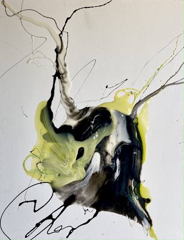 Original Fine Art Abstract Painting by Lena Cher